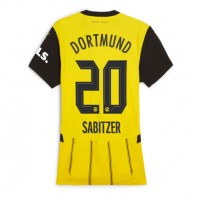 Fotbalové Dres Borussia Dortmund Marcel Sabitzer #20 Dámské Domácí 2024-25 Krátký Rukáv